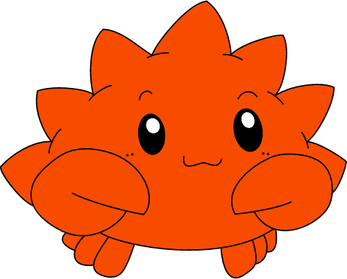 Cute Ferris the crab
